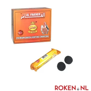 Al Fakher Charcoal 33mm - Roken.nl