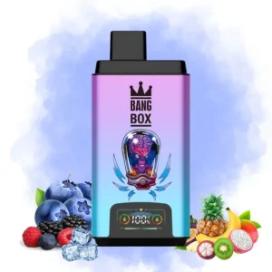 Bang Box Blueberry Sour Raspberry Ice &Mixed Fruit Smaak