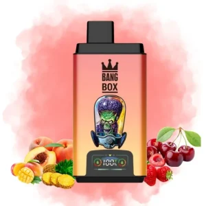 Bang Box Pineapple Mango Peach & Strawberry Cherry Smaak
