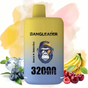 Bang Leader Banana lce & Blueberry Cherry smaak