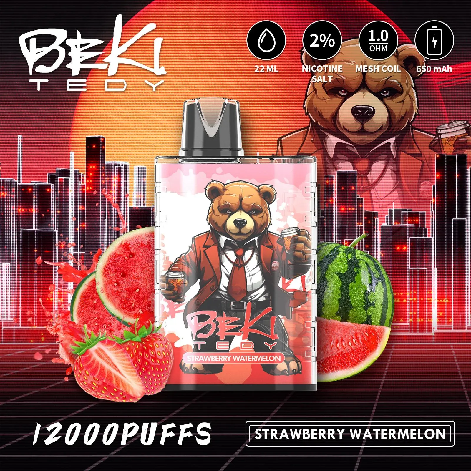 Beki Tedy 12000 Puffs (Doos van 10) - Image 2