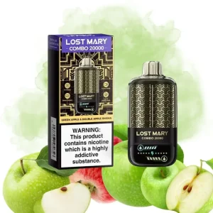 Elf Bar Green Apple & Double Apple Shisha smaak