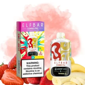 ELFBAR Strawberry + Banana smaak