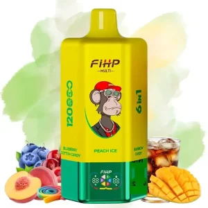 FIHP Peach Ice&Rainbow Candy&Cherry Cola lce&Love 666&Mango Ice&Blueberry Cotton Candy smaak