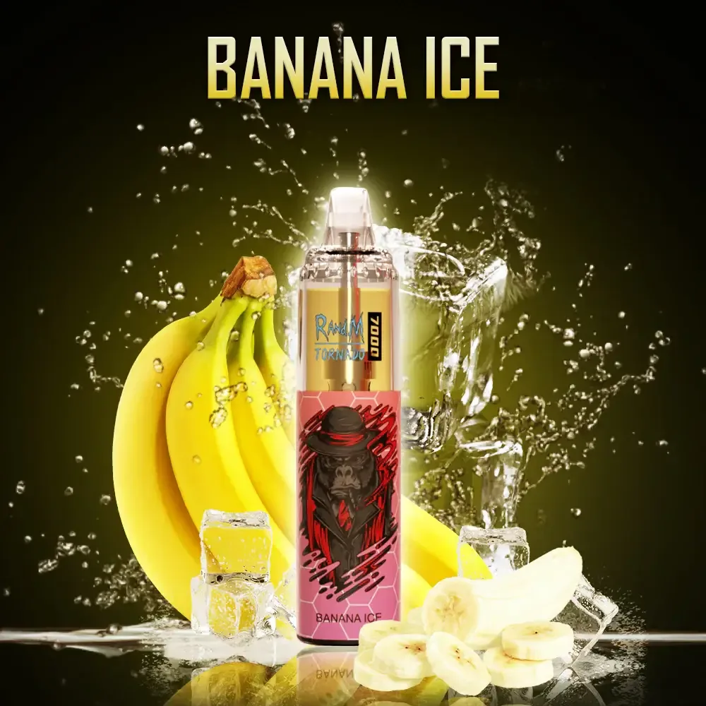 FUMOT Banana Ice Randm Tornado 7000 Puff Bar R and M Pack Of 10 Vape Pen deutschland