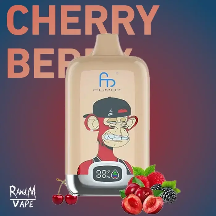 FUMOT Cherry berry RandM Tornado 12000 Disposable Züge Vape Deutschland