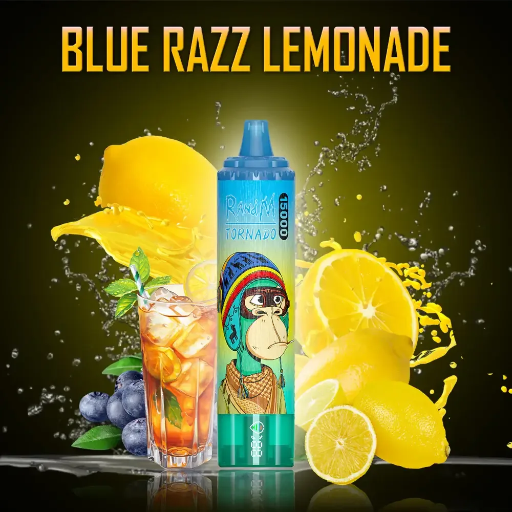 FUMOT Randm Tornado 15000 Vape Blue Razz Lemonade