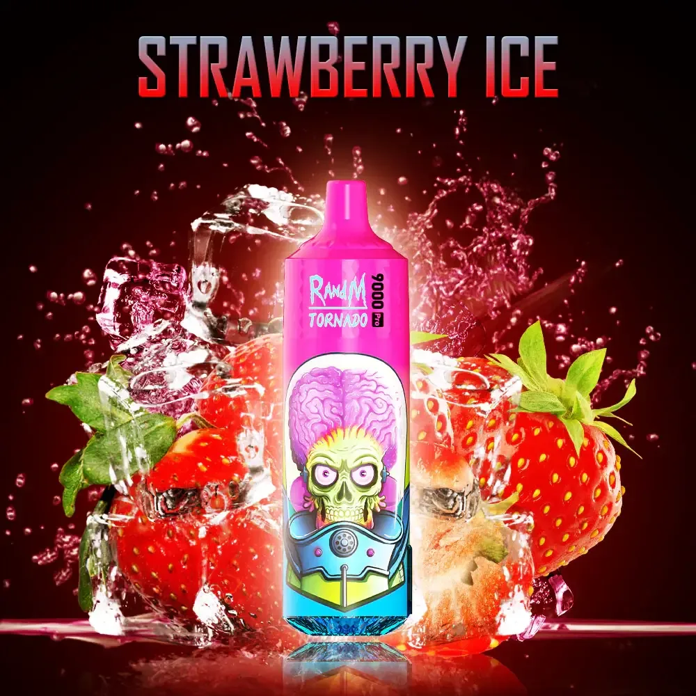 FUMOT Strawberry Ice RandM Tornado 9000 Bar R and M Pack Of 10 Vape Pen kaufen deutschland