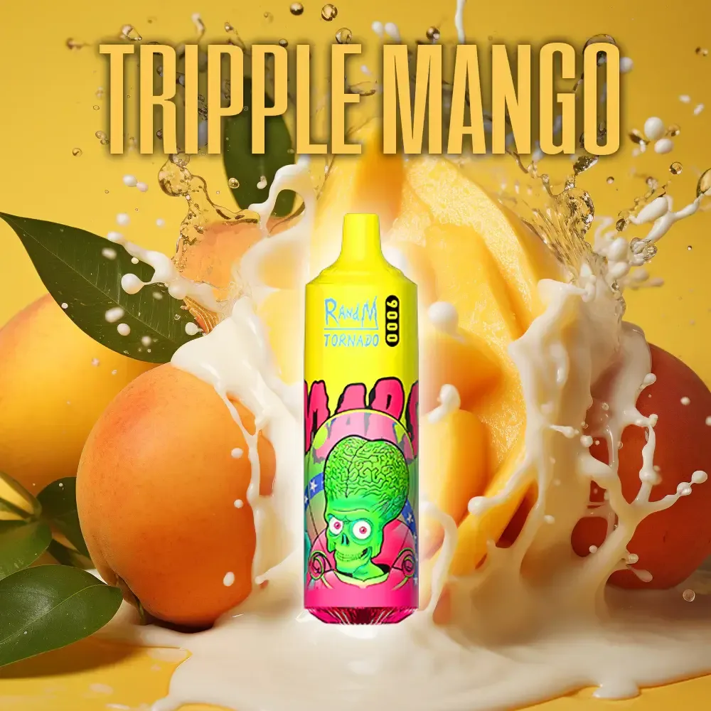 FUMOT Triple Mango RandM Tornado 9000 Züge gefährlich