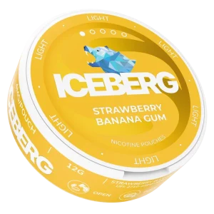 Iceberg Gomme Fraise Banane 4mg/sachet
