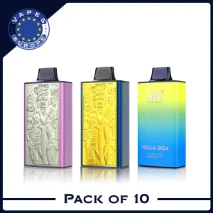 JNR Mega Box 25000 Puffs Disposable Vape (Doos van 10)