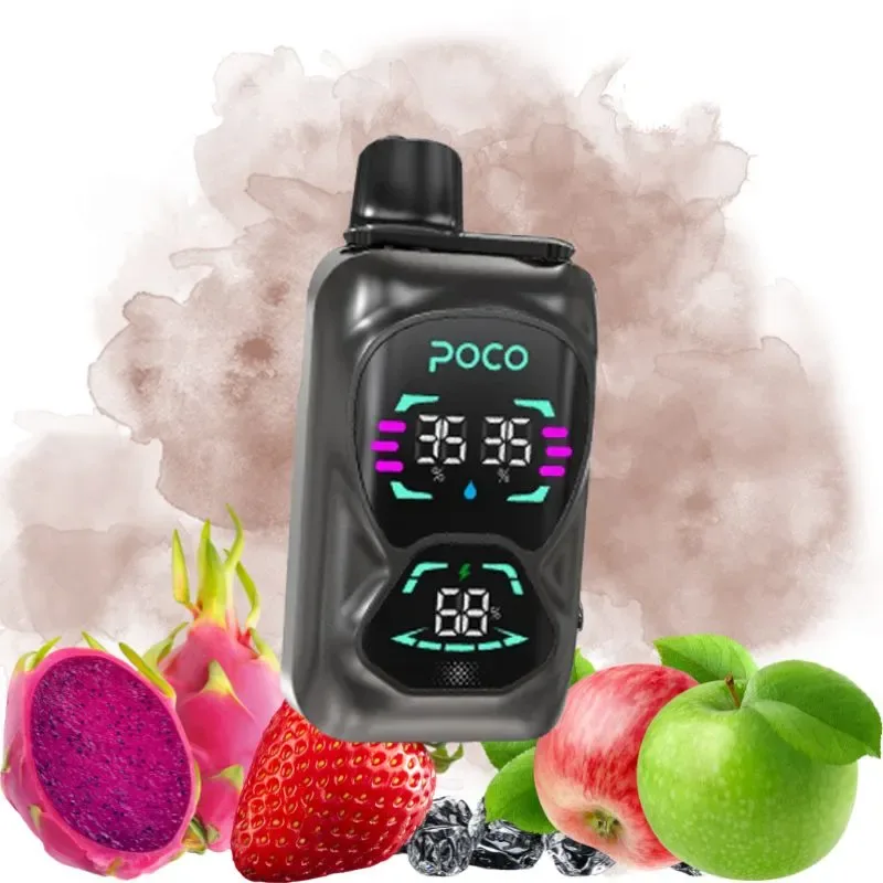 Poco Double Apple & Black Ice Dragon Fruit Strawberry Smaak