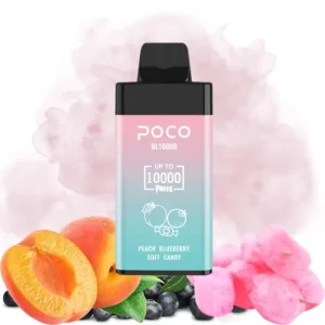 POCO Peach Blueberry Soft Candy smaak