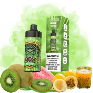 Razz Bar Kiwi Passion Fruit Guava Smaak