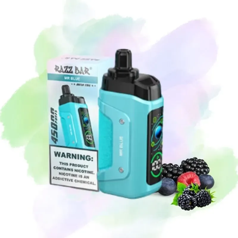 Razz Bar Mr Blue Vape