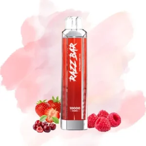 Razz Bar Strawberry Raspberry Cherry Ice smaak