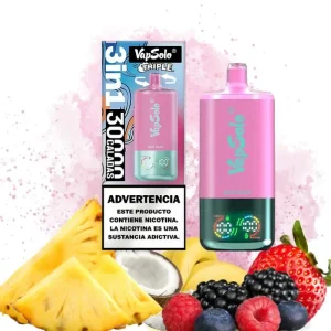 VapSolo Pineapple Coconut & Strawberry Banana & Blue Razz smaak