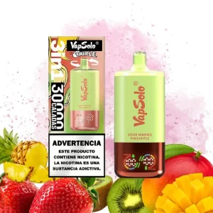 VapSolo Strawberry Kiwi & Sour Mango Pineapple & Red Bull Vape