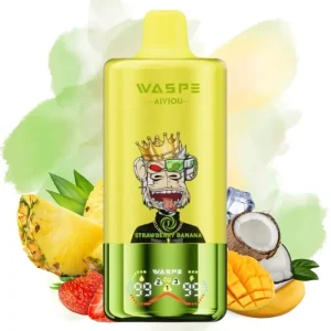Waspe Strawberry Banana & Pineapple Coconut Ice & Mango lce smaak