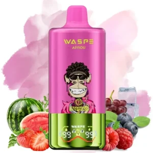 Waspe Strawberry Watermelon & Strawberry Raspberry Candy & Grape Ice Vape
