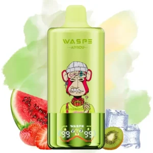 Waspe Watermelon lce & Strawberry Kiwi & Lemon Lime smaak