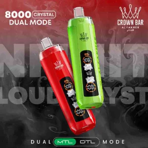 Wegwerp E Sigaret AL Fakher Crown Bar 8000 Crystal 8000 Puffs Vape