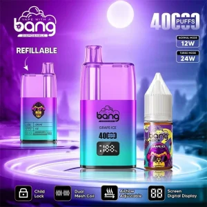 Wegwerp E Sigaret Bang 40000 Puffs Refillable MTL DTL Vape
