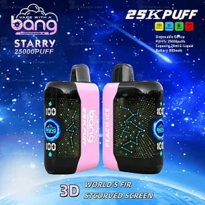 Wegwerp E-sigaret Bang Starry 25000 Puffs Vape