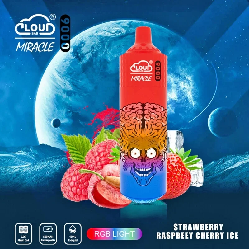 Wegwerp E-sigaret Cloud Bar Miracle 9000 Puffs Vape - Image 2