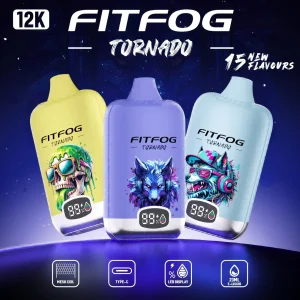Wegwerp E Sigaret Fitfog Tornado 12000 Puffs Vape