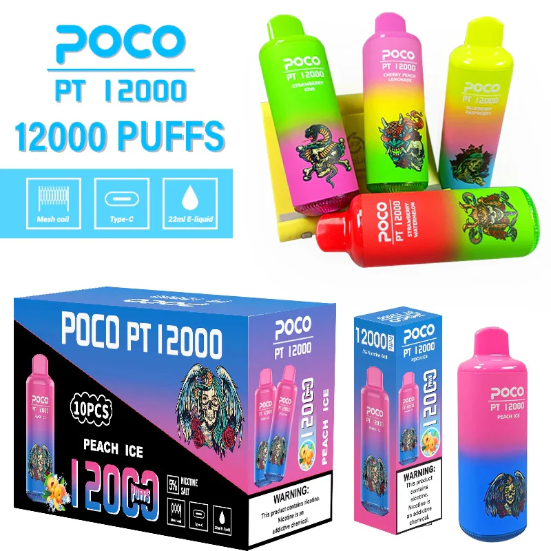 Wegwerp E-sigaret POCO PT12000 Puffs Vape - Image 2