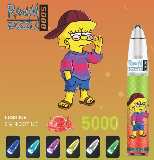 Wegwerp E-sigaret RandM Dazzle 5000 Puffs - Image 2