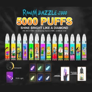 Wegwerp E-sigaret RandM Dazzle 5000 Puffs