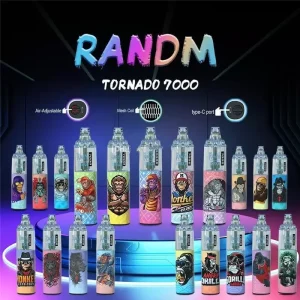 Wegwerp E-sigaret RandM Tornado 7000 Puffs