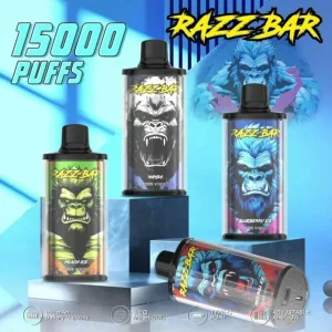 Wegwerp E Sigaret Razz Bar 15000 Puffs Vape
