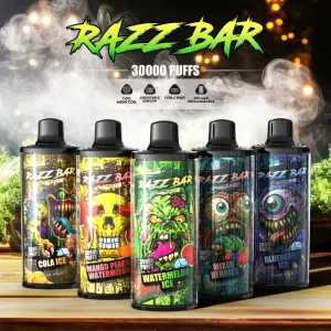 Wegwerp E Sigaret Razz Bar 30000 Puffs Vape