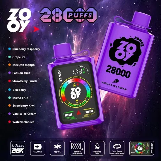 Wegwerp E Sigaret ZOOY Power 28000 Puffs Vape - Image 2