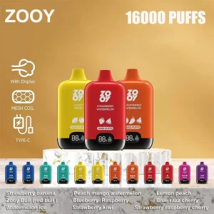 Wegwerp E Sigaret ZOOY Rainbow 16000 Puffs Vape